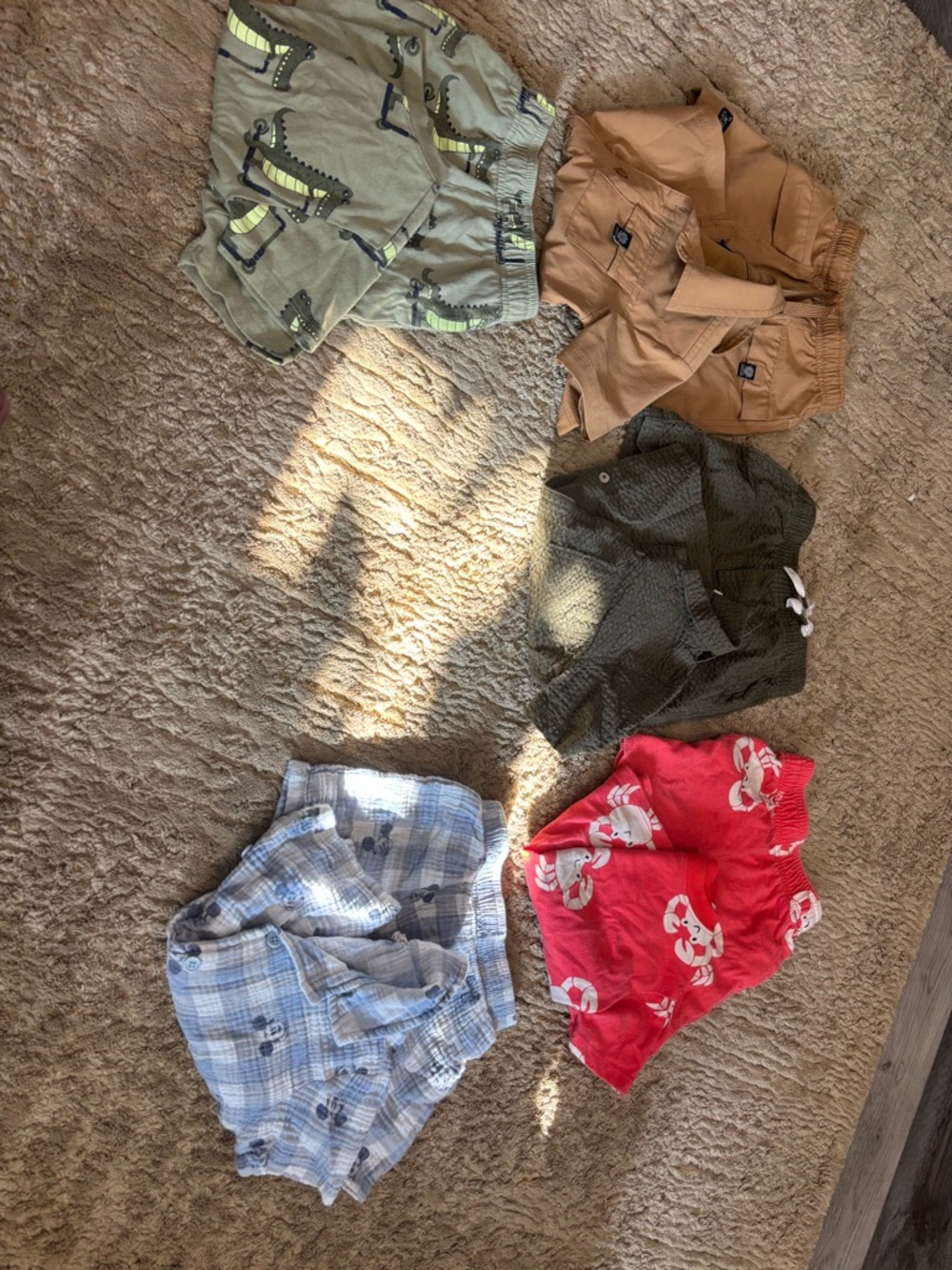 2T boy lot of 5 matching sets